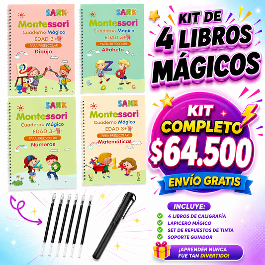 KITS MÁGICOS DE CALIGRAFIA